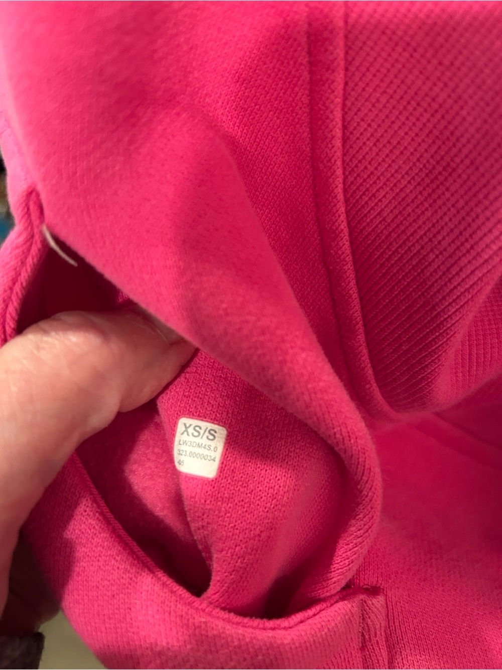 lululemon athletica Bright Pink Half-Zip Scuba Size XS - Picture 7 of 8